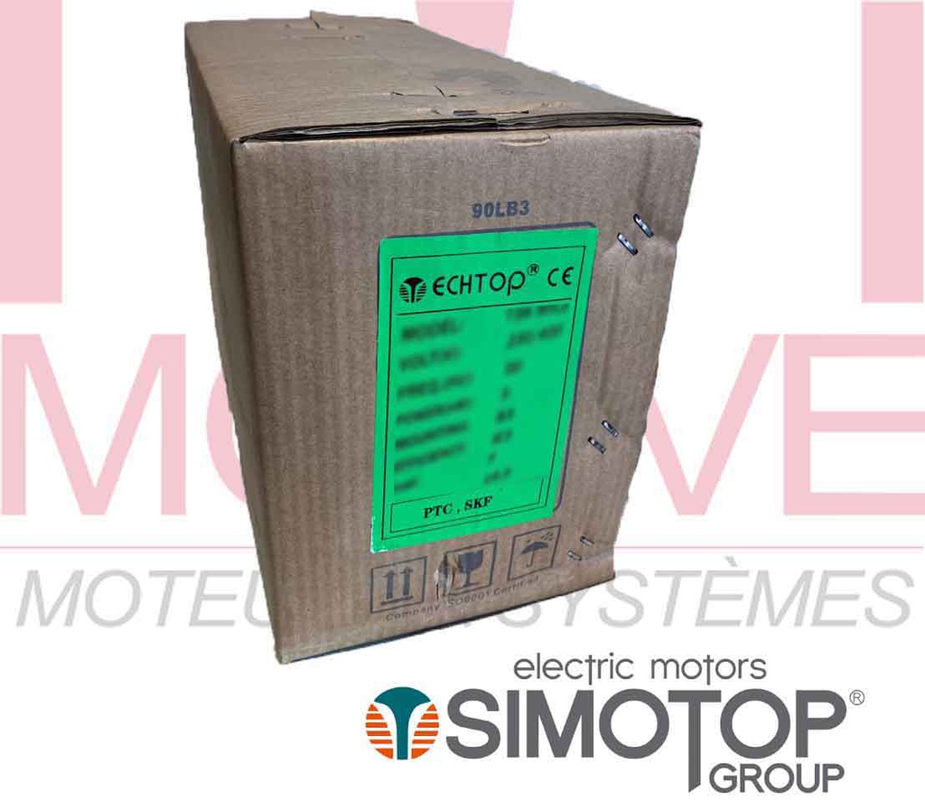 Moteur Triphasé SIMOTOP type T1A 631-2 0,18kw