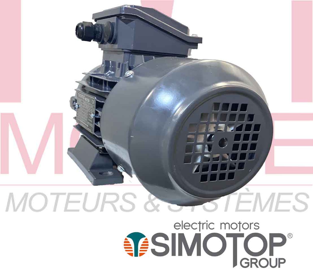 Moteur électrique triphasé 230/400v 3000 tr/min 0,37kw