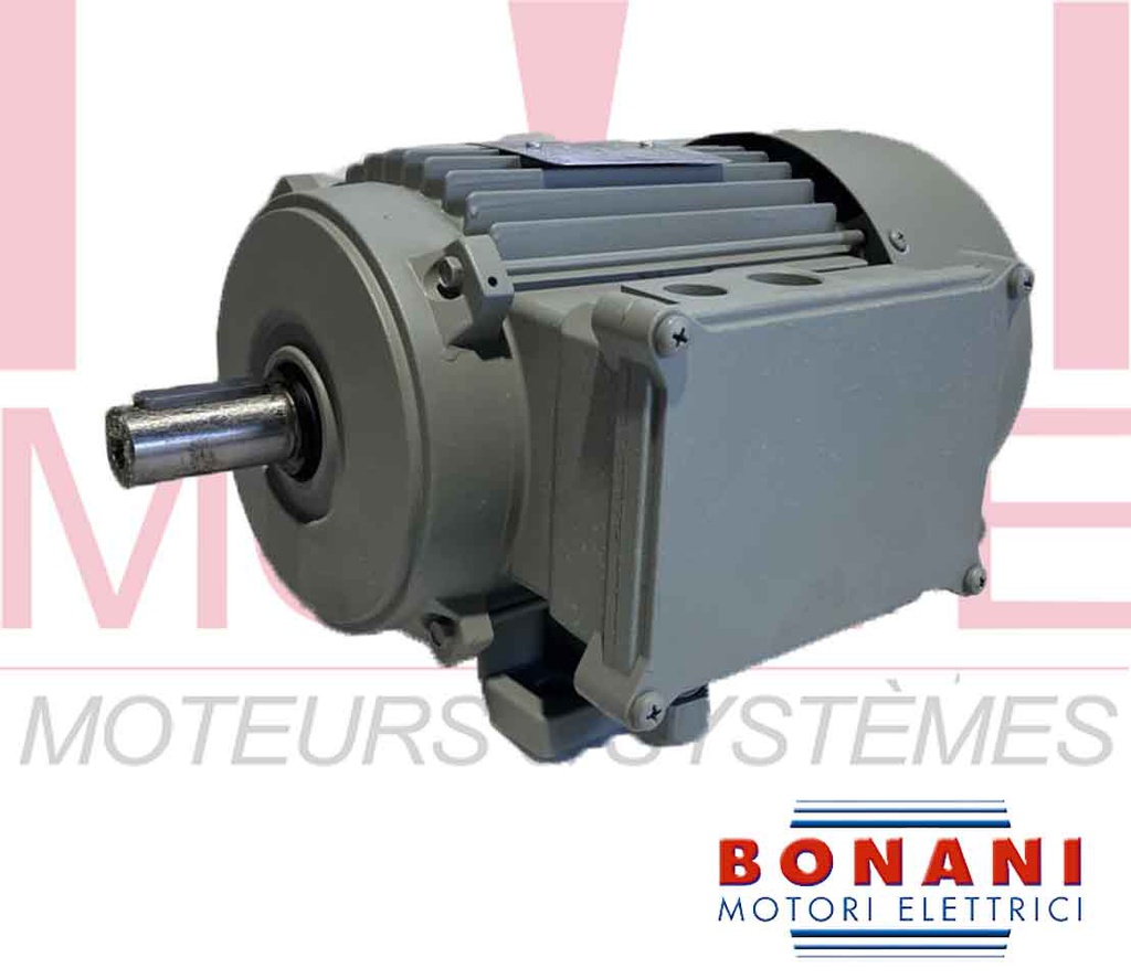 Mot frein tri BONANI type TRS90LC4/B3 2,2Kw